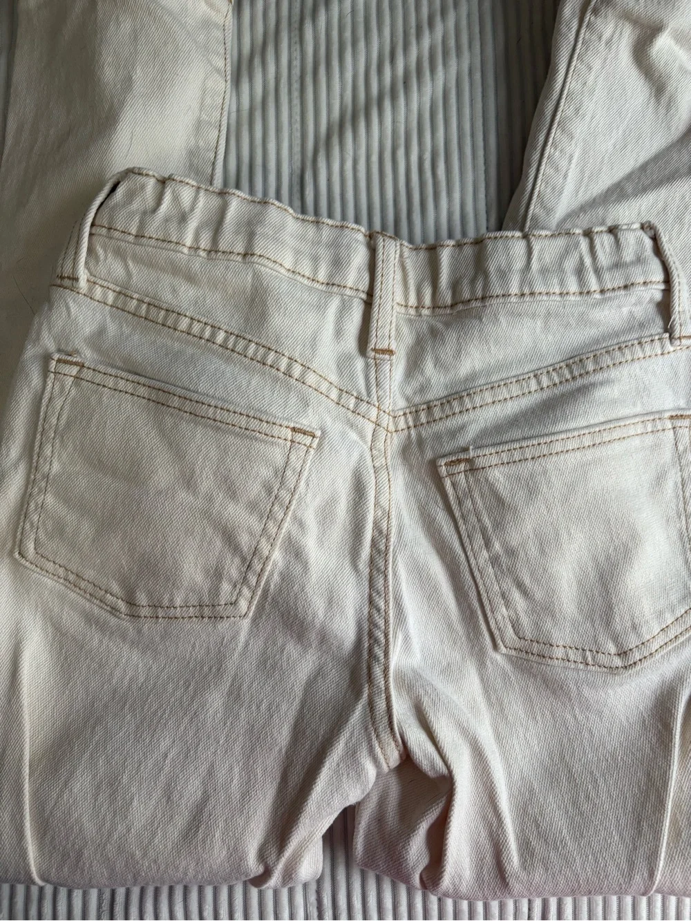 Old Navy Off-White High-Rise Skinny Jeans